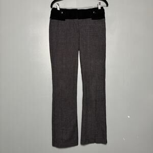 Vintage Y2K Women’s Low Rise Office Work Trouser Pant Charcoal XL 2000’s Clean 3